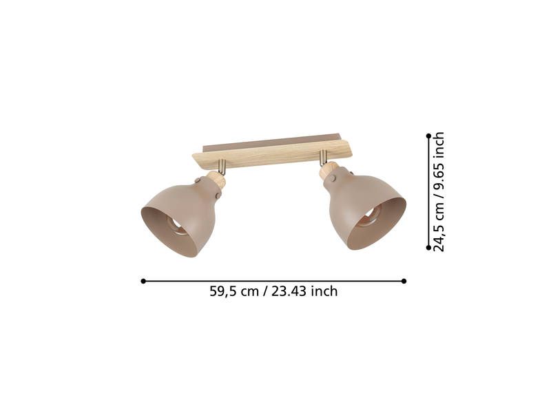 EGLO ARRECIFE spot rail 2L sand