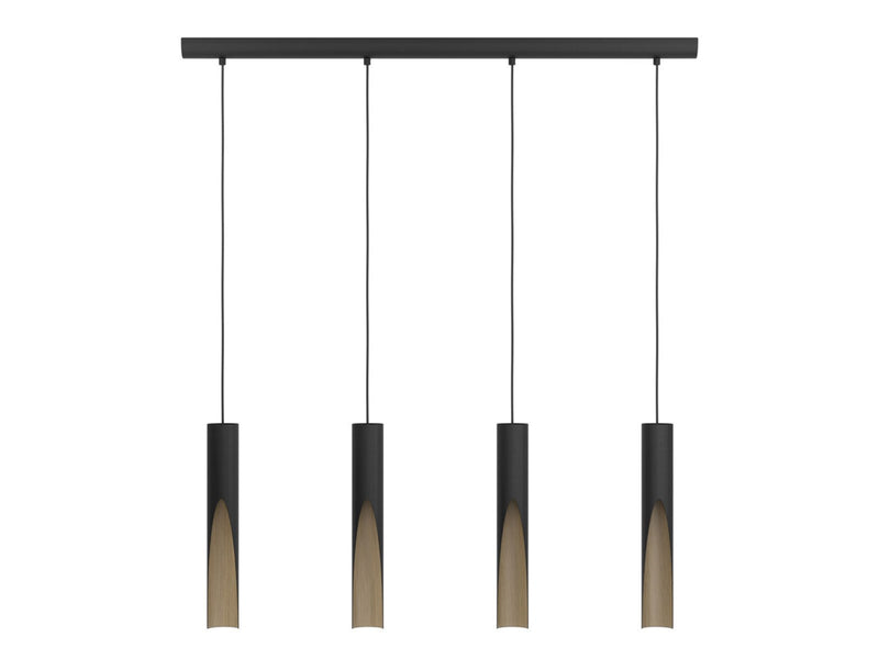 EGLO BARBOTTO LONG TABLE 4L GU10 SCHWARZ/EG FSC