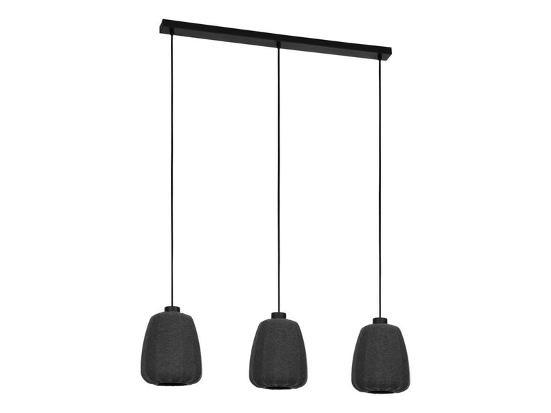 EGLO BARLASTON long table pendant black/grey