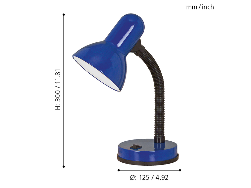 EGLO BASIC Tischleuchte, blau