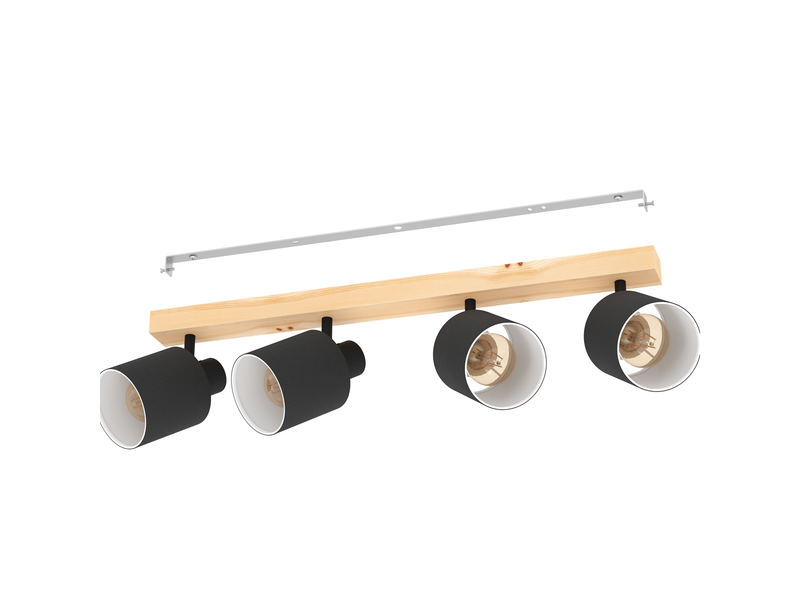EGLO BATALLAS Spot, schwarz, weiss