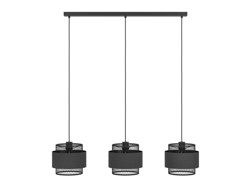 EGLO BAZELY LANGER TISCH 3XE27 990 SCHWARZ/WEISS