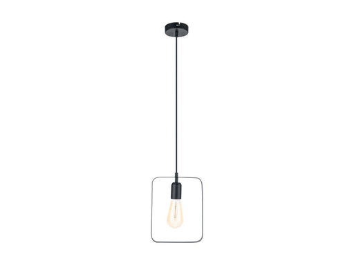 EGLO BEDINGTON PENDELLEUCHTE 4 EDGE SCHWARZ