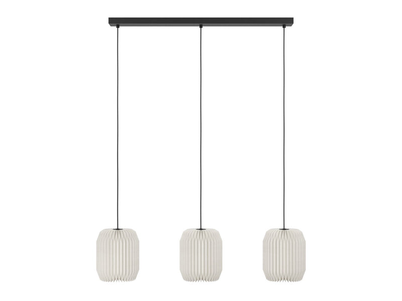 EGLO BELGRAVE LANGER TISCH L880 3XE27 SCHWARZ/WEISS FSC