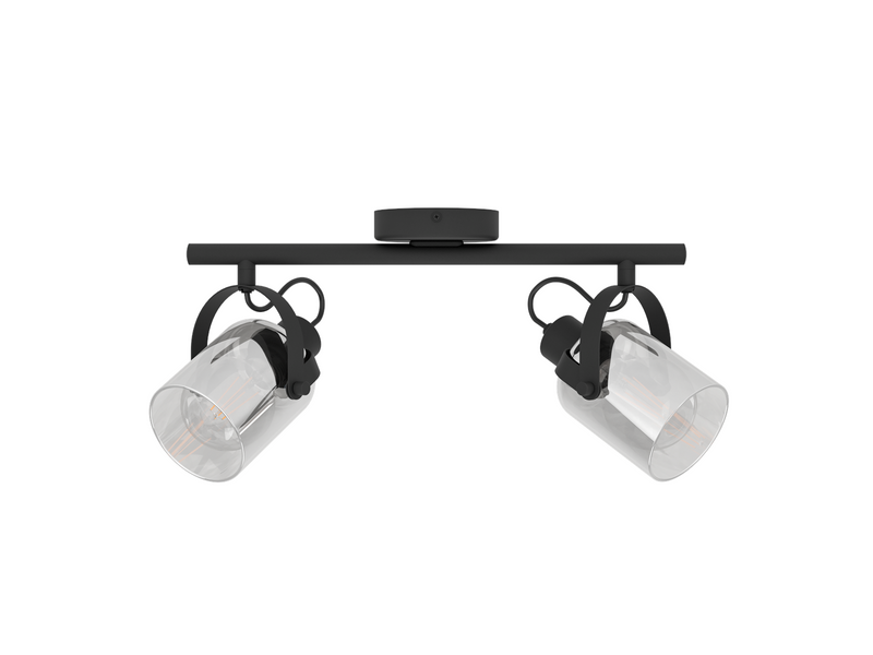 EGLO BERREGAS Spot, schwarz-transparent