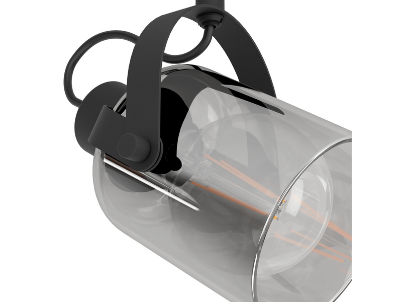 EGLO BERREGAS Spot, schwarz-transparent