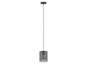 EGLO COLOMERA PENDELLEUCHTE Ø150 E27 SCHWARZ/GRAU
