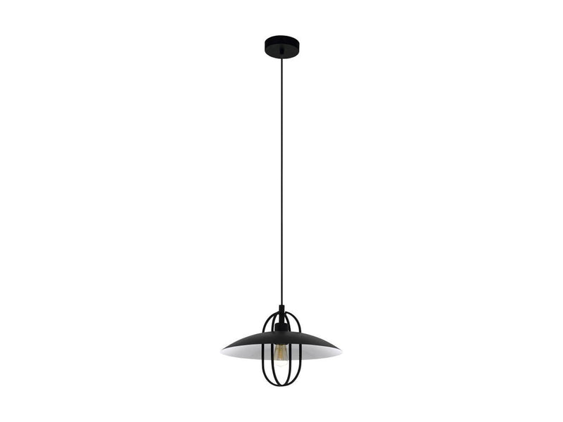 EGLO CREGAN PENDELLEUCHTE E27 Ø380 SCHWARZ