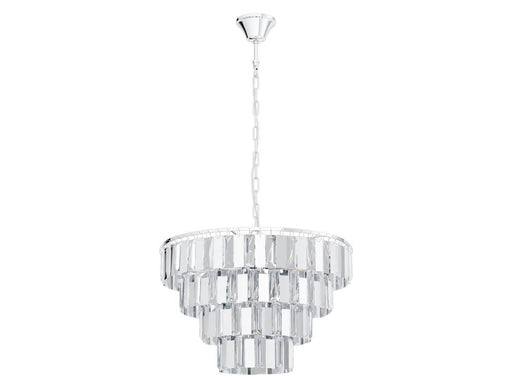 EGLO ERSEKA PENDELLEUCHTE 7L E14 CHROM/KRISTALL