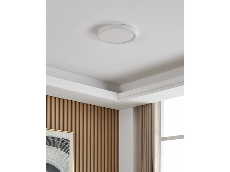 EGLO FUEVA 5 PLAFOND Ø285 2400LM MIT SENSOR WEISS