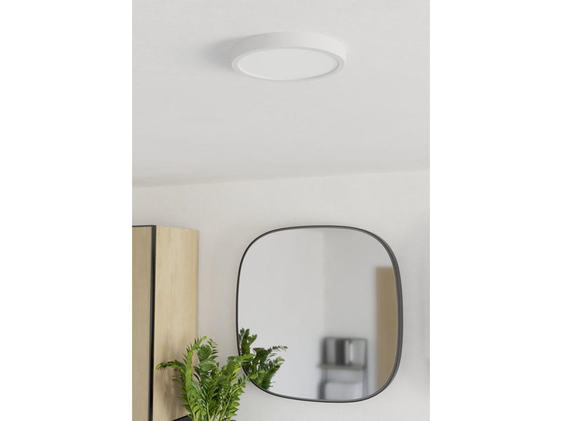 EGLO FUEVA 6 PLAFOND Ø210 CCT 11.5W 1550LM IP44 WEISS