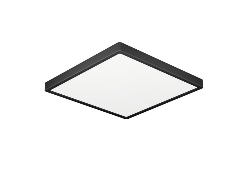 EGLO FUEVA 6 PLAFOND 220X220 CCT 10.5W 1700LM IP44 SCHWARZ