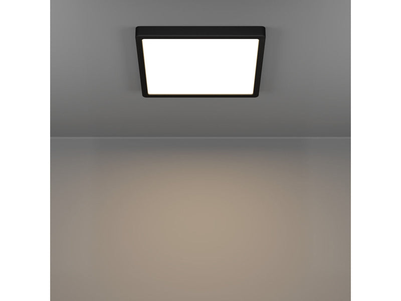 EGLO FUEVA 6 PLAFOND 290X290 CCT 13W 2100LM IP44 SCHWARZ