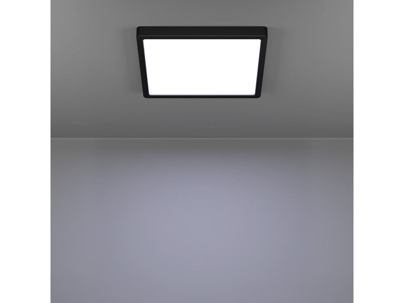 EGLO FUEVA 6 PLAFOND 290X290 CCT 13W 2100LM SCHWARZ