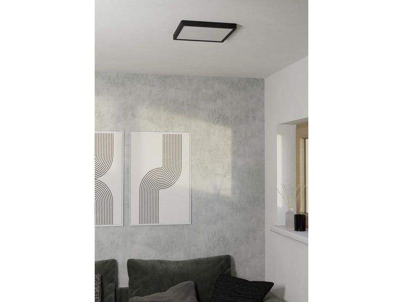 EGLO FUEVA 6 PLAFOND 290X290 CCT 13W 2100LM SCHWARZ