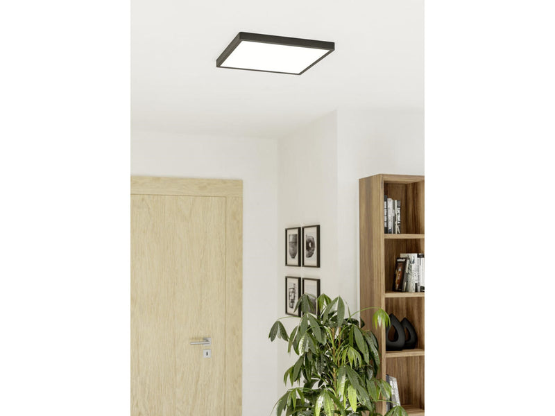 EGLO FUEVA 6 PLAFOND 390X390 CCT 17.5W 2800LM SCHWARZ