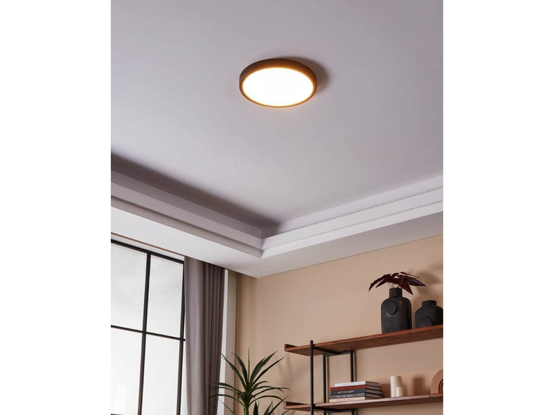 EGLO FUEVA-Z Deckenleuchte, Ø285 mm, schwarz