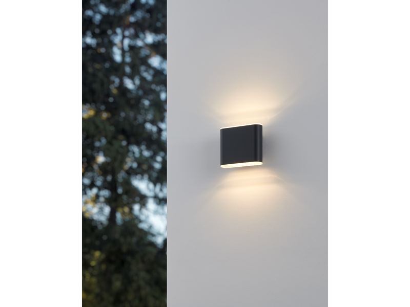 EGLO GRUTTI outdoor wall lamp anthracite
