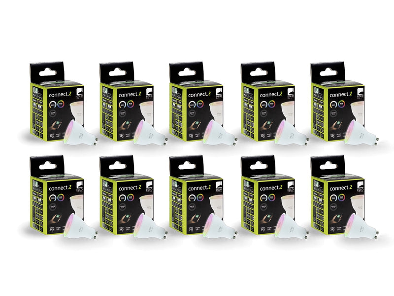 EGLO GU10 LED-Z MATTER RGB/CCT 4.9W 420lm opal - 10 pack