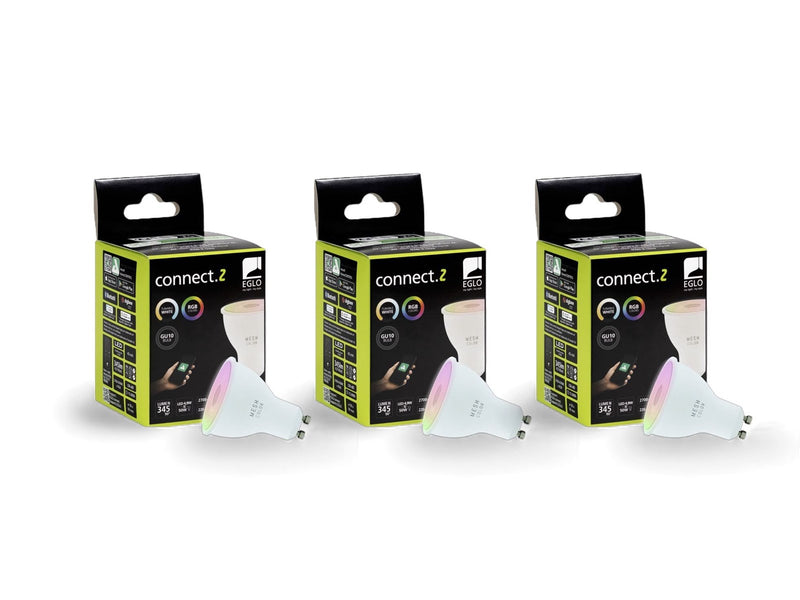 EGLO GU10 LED-Z MATTER RGB/CCT 4.9W 420lm opal - 3 pack