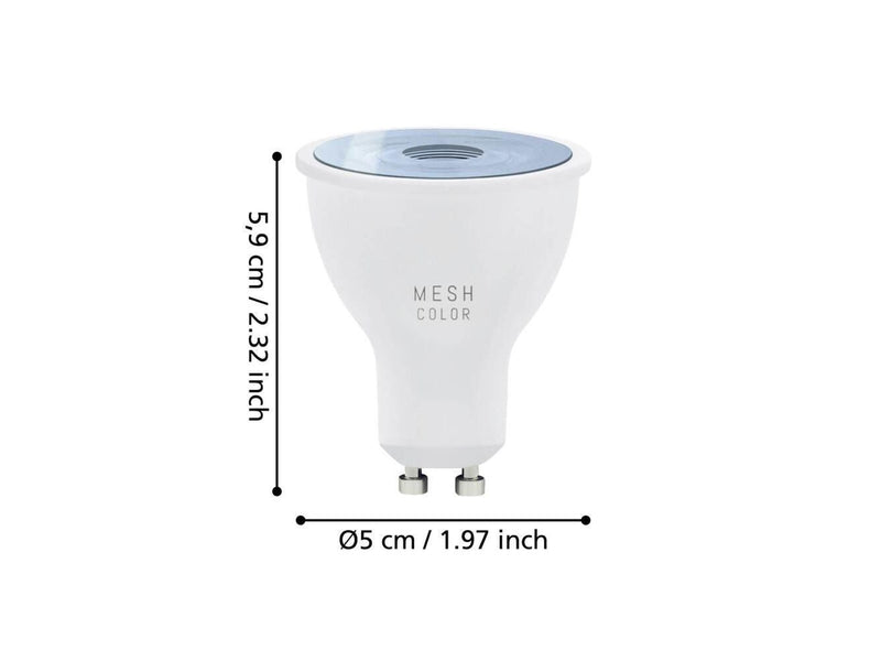EGLO GU10 LED-Z MATTER RGB/CCT 4.9W 420lm opal - 3 pack