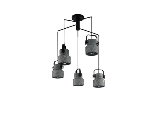 EGLO HILCOTT CLUSTER 6XE27 ZINK