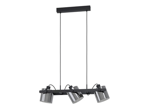 EGLO HORNWOOD 2 LONG TISCH 3L SCHWARZ/SCHWARZ TRANSP. FSC (englisch)