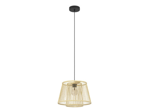 EGLO HYKEHAM PENDELLEUCHTE E27 Ø380 NATUR