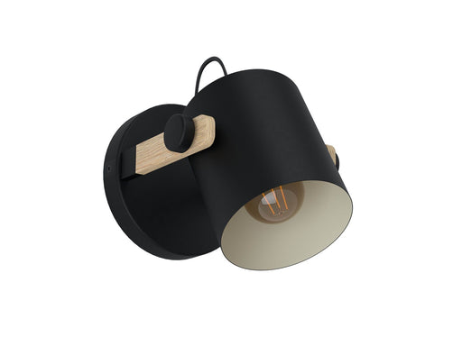 EGLO Hornwood wall lampe, black/tree