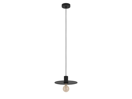 EGLO IKESTON PENDELLEUCHTE E27 SCHWARZ/GITTER