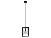 EGLO JUBILY PENDELLEUCHTE E27 SCHWARZ/WEISS