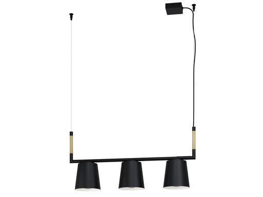 EGLO LACEY LONG TABLE 3XE27 L780 SCHWARZ/CREME FSC