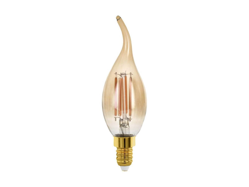 EGLO LED-Lampe CF35 Candle 4W/827 300 lumen amber dimmable E14