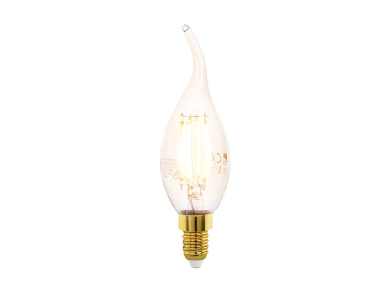 EGLO LED-Lampe CF35 Candle 4W/827 300 lumen amber dimmable E14