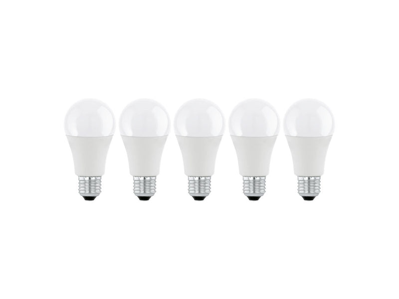 EGLO LED-Lampe E27 A60 8.5W 806LM 3000K 5 Stück OPAL E27