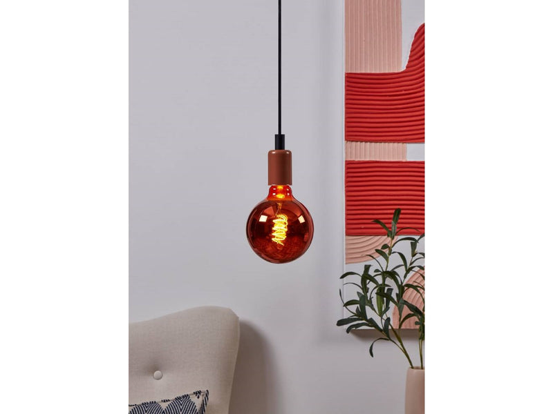 EGLO LED-Lampe G125 Globe 4W/620 30 lumen copper dimmable E27