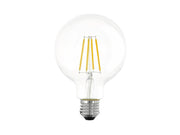 EGLO LED-Lampe G95 Globe 7.3W/827 806 lumen clear 3-step dimmable E27