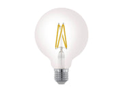 EGLO LED-Lampe G95 Globe 7.5W/827 806 lumen clear dimmable E27