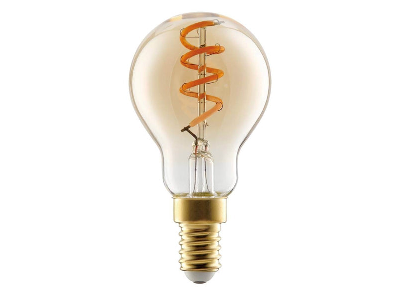 EGLO LED-Lampe P45 Mini ball Spiral 4W/820 145 lumen amber dimmable E14