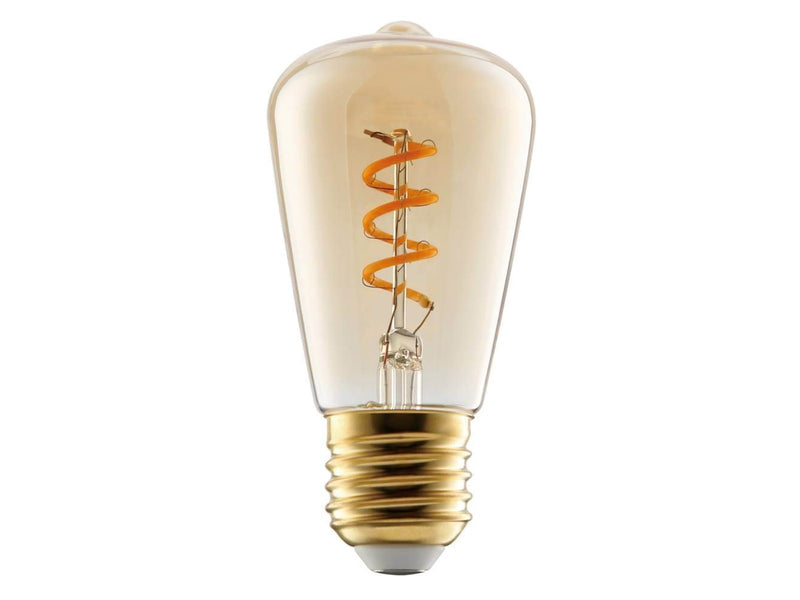 EGLO LED-Lampe ST48 Spiral 4W/820 145 lumen amber dimmable E27