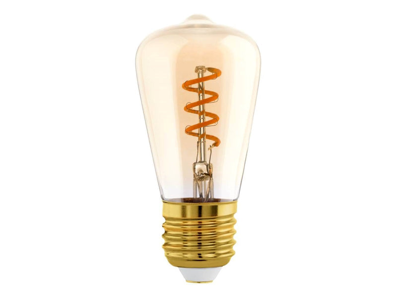 EGLO LED-Lampe ST48 Spiral 4W/820 145 lumen amber dimmable E27