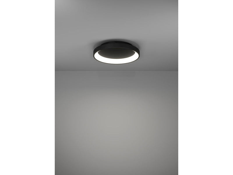 EGLO LORETELLO DECKENLEUCHTE Ø350 CCT 1440LM DIMMPB. SCHWARZ