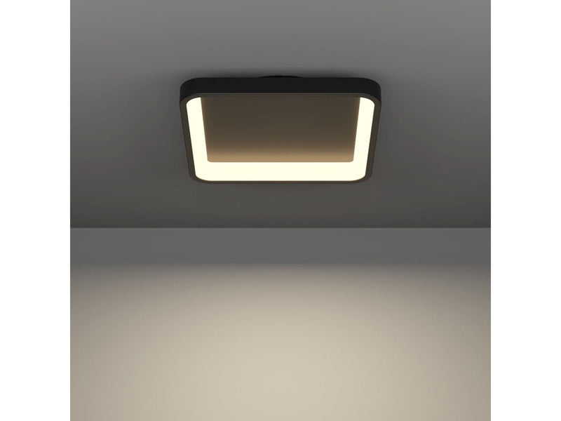 EGLO LORETELLO-Z MATTER ceiling lamp 350x350 RGB/CCT 2500lm black