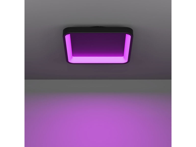 EGLO LORETELLO-Z MATTER ceiling lamp 350x350 RGB/CCT 2500lm black