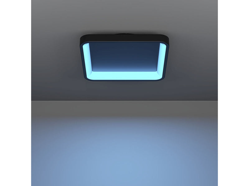 EGLO LORETELLO-Z MATTER ceiling lamp 350x350 RGB/CCT 2500lm black