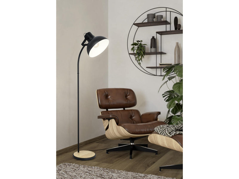 EGLO LUBENHAM FLOOR E27 H1600 SCHWARZ