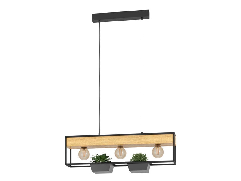 EGLO Libertad 1 schwarz, braun
