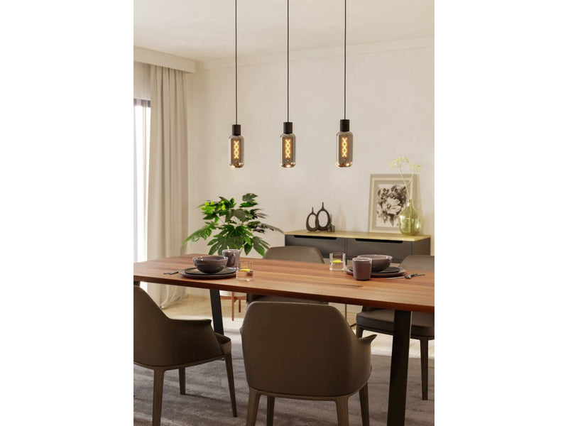 EGLO MAIONE long table pendant black/grey