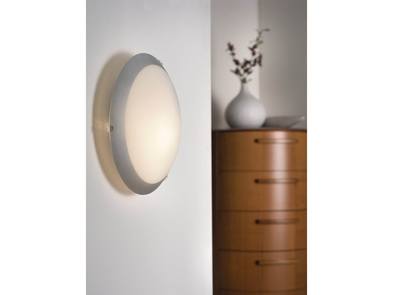 EGLO MARS 1 Wand- / Deckenleuchte, weiss, silber