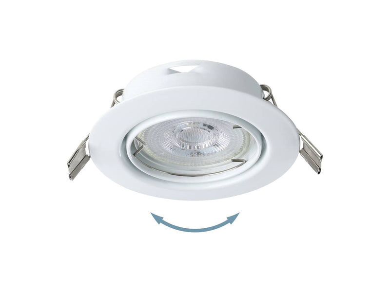 EGLO MAZUBY EINGEBAUT. KIP SET Ø87 GU10 3X345LM WEISS